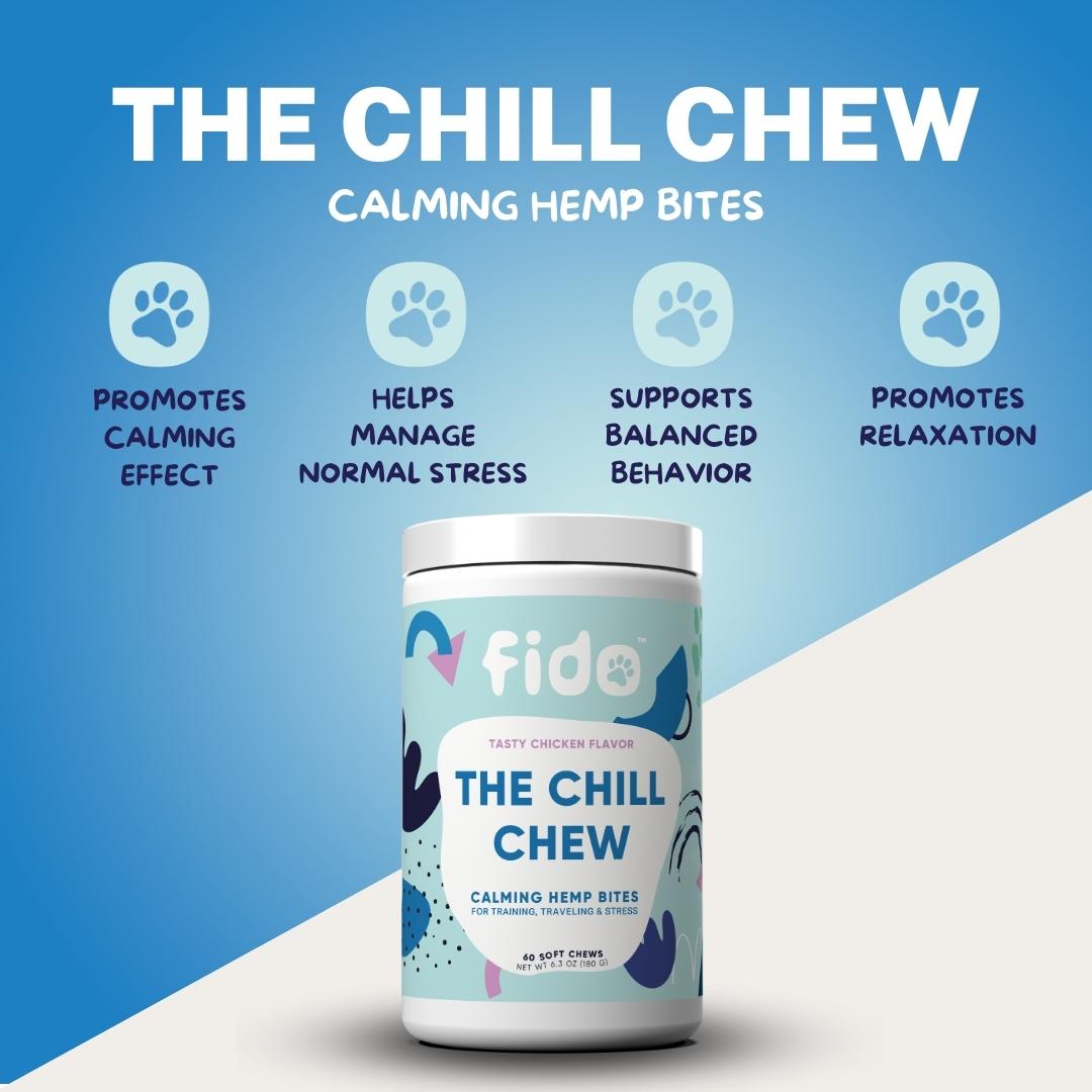 The Chill Chew - Chews For Training, Traveling and Stress – Fido